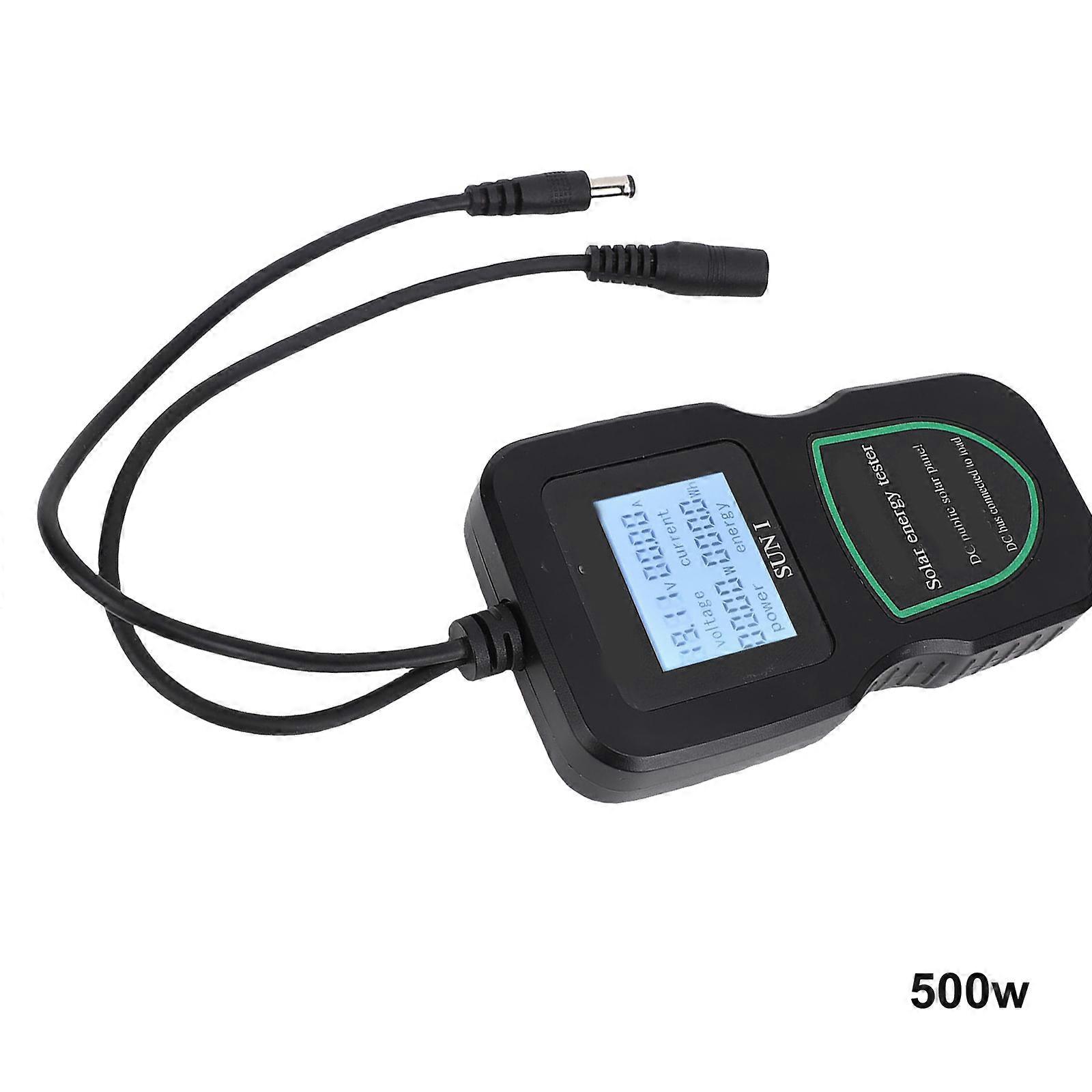 Tester Tool for Testing Solar Panel Data 100W/200W/300W/500W Solar Panel Tester MPPT Photovoltaic Panel Multimeter Multicolor