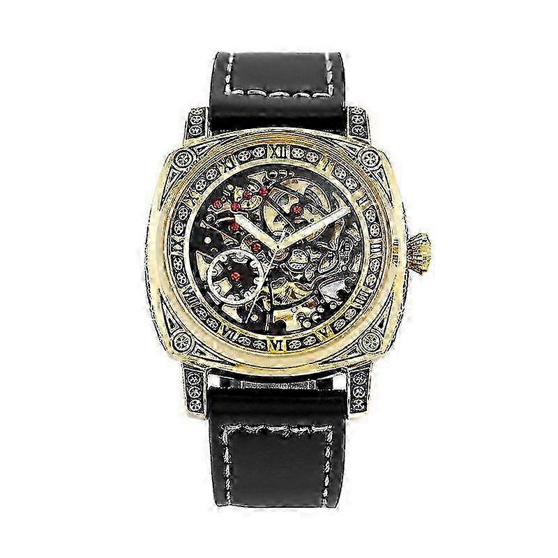 z OHP J05 Mechanical Watch Fully Automatic Men's Mechanical Watch Night hollow Square transparent bottom night glow
