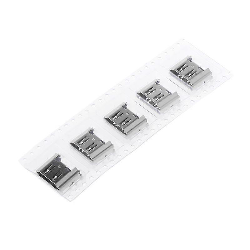 5Pcs Display HDMI-compatible Port Socket Jack Connector for