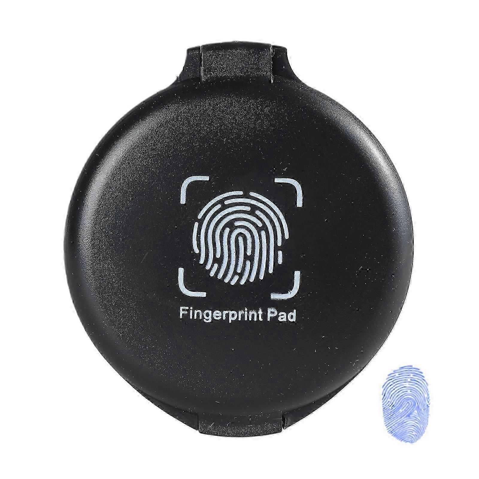 Thumb print pad for security, red fingerprint ink stamp