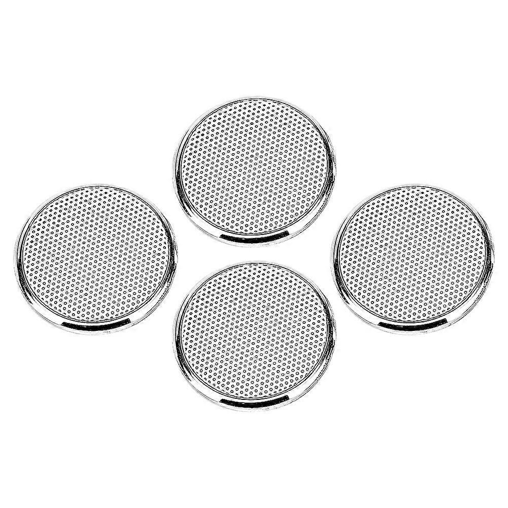Decorative grille for speaker 1inch 4pcs white mesh protective