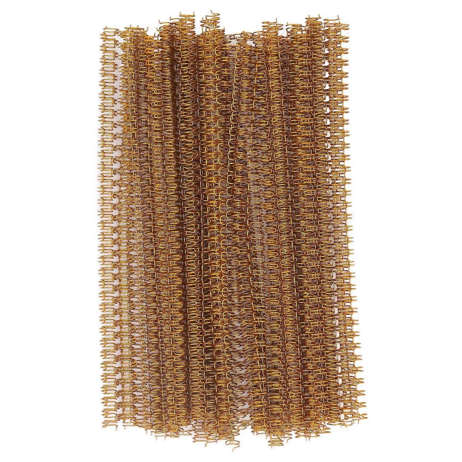100Pcs Double Loop Wire Binding Spine 20 Sheet Capacity 3:1 Pitch 34 Loop 6.4mm Diameter Set Kit for