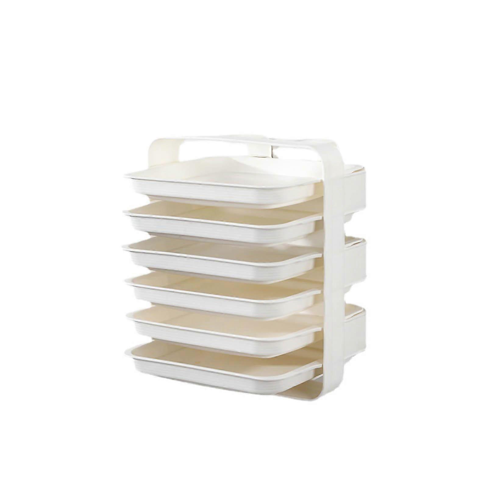 Side Dish Stacking Storage Multilayer Food Sorting Tray Kitchen Multi Function Fruit Vegetable