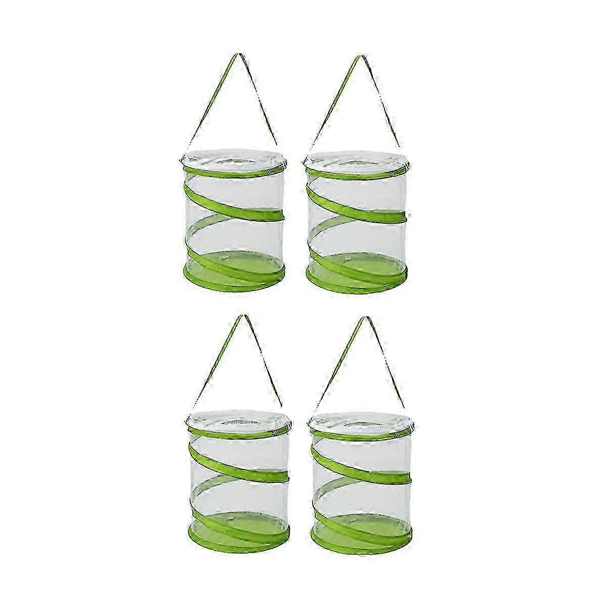 Optimized Insect and Butterfly Habitat Cage with Clear Mesh Enclosure for See-Through Viewing