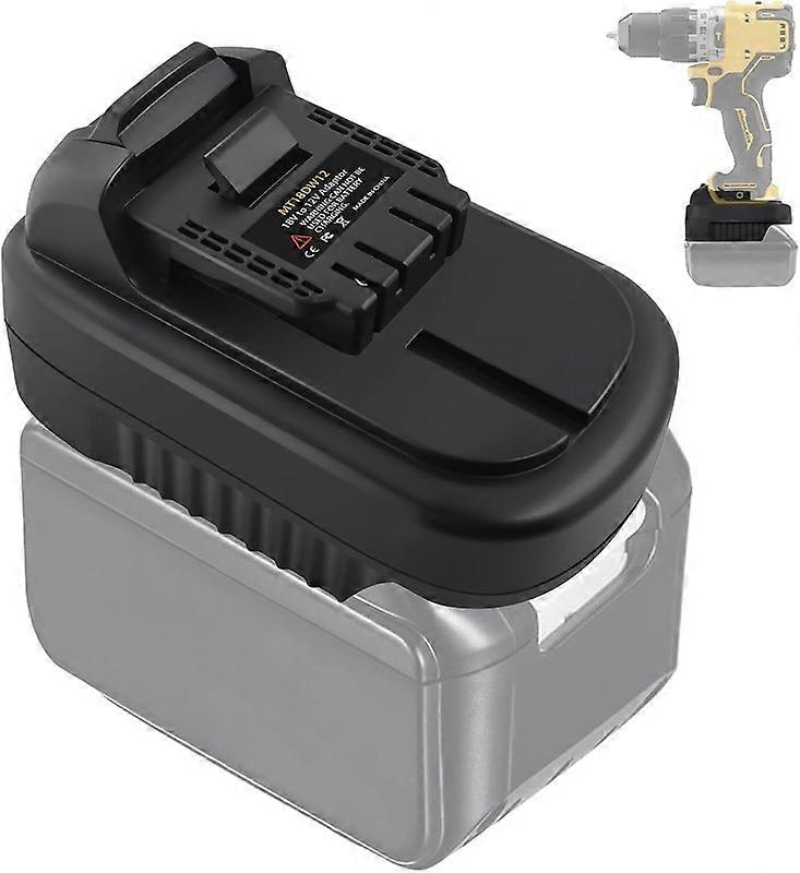 Adapter for Makita 18V Li-ion Battery Converter To for Dewalt 12V Power Tools