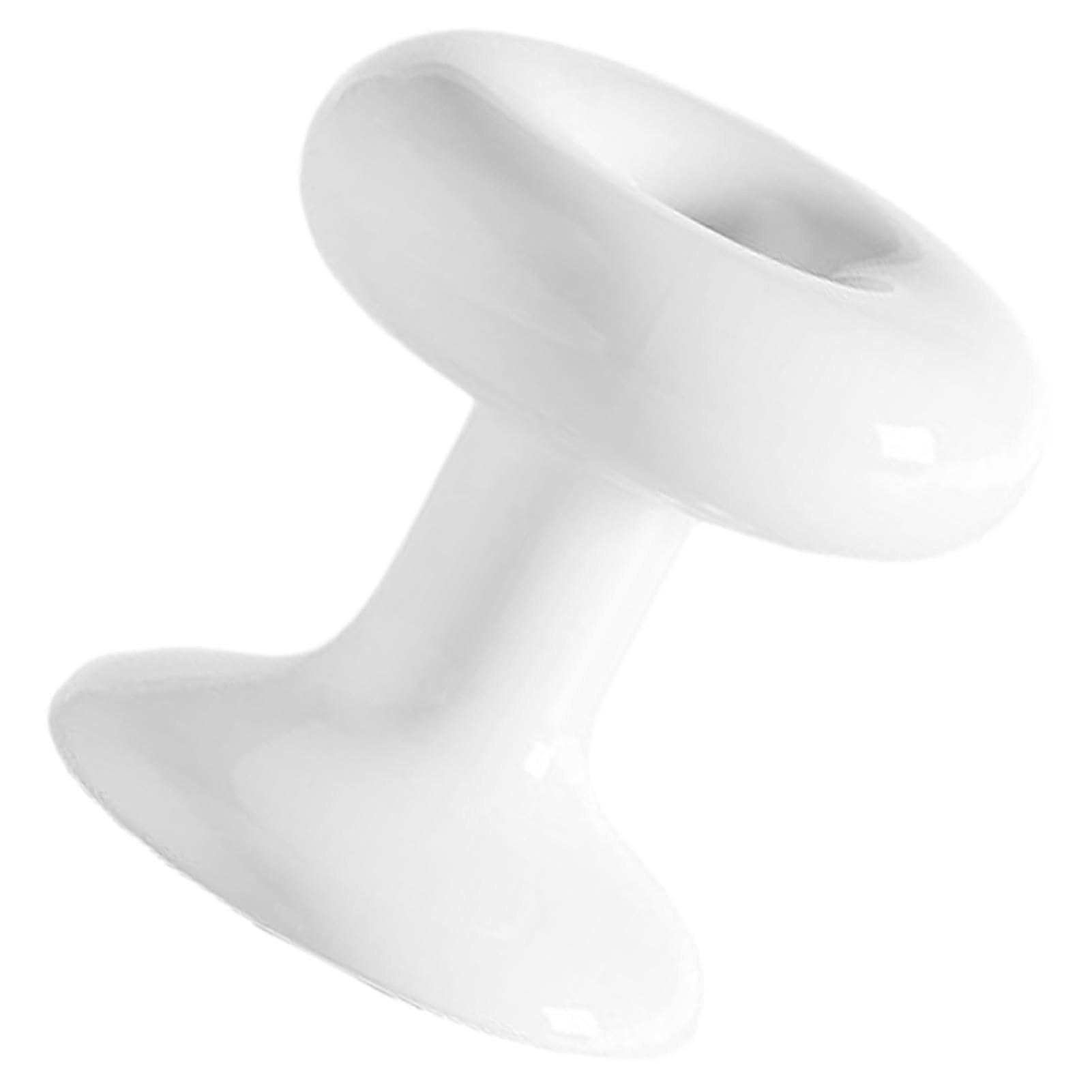 Toilet Button Pusher Helper Water Tank Press Assist Tool Portable Push Button Moon White For Women With Long Nails