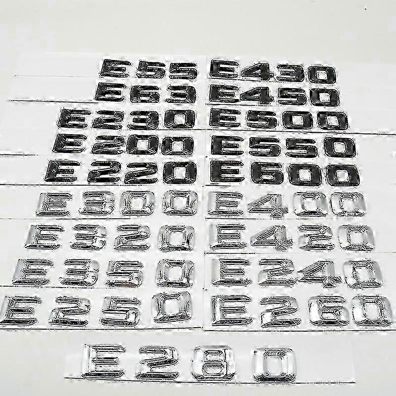 Trunk Emblem Badge Logo For E-class W210 W211 E43 E53 E63 E55 E200 E220 E250 E280 E320 E350 E420 E550 E500 E430 2025