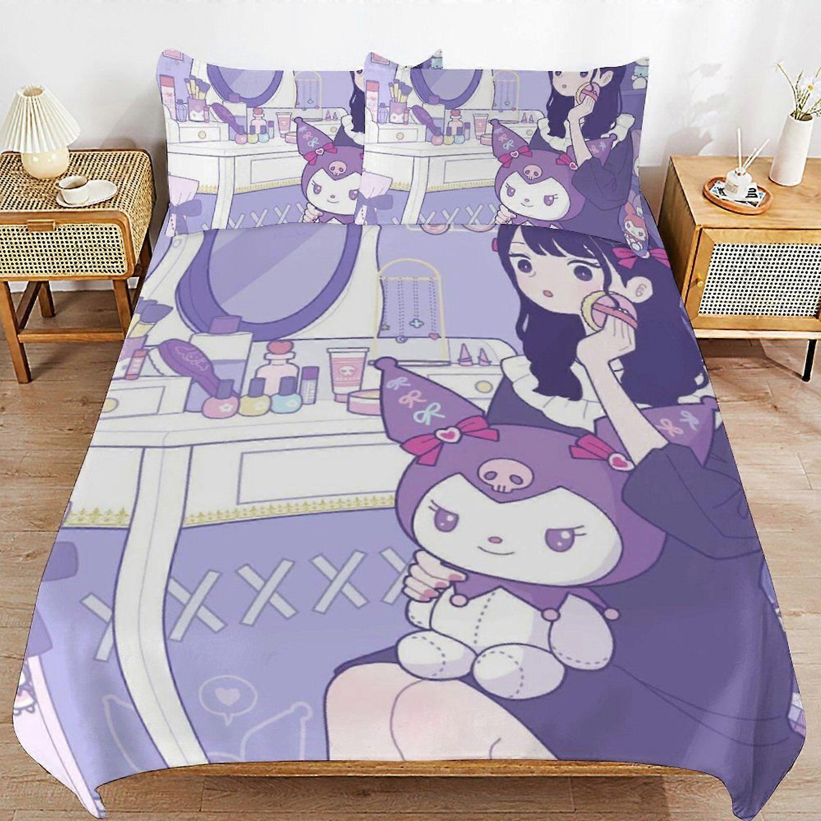 TD604 Streamlined Finish Soft Texture Durable Composition Zipper Side Duvet Cover Sets Night Use 604SB