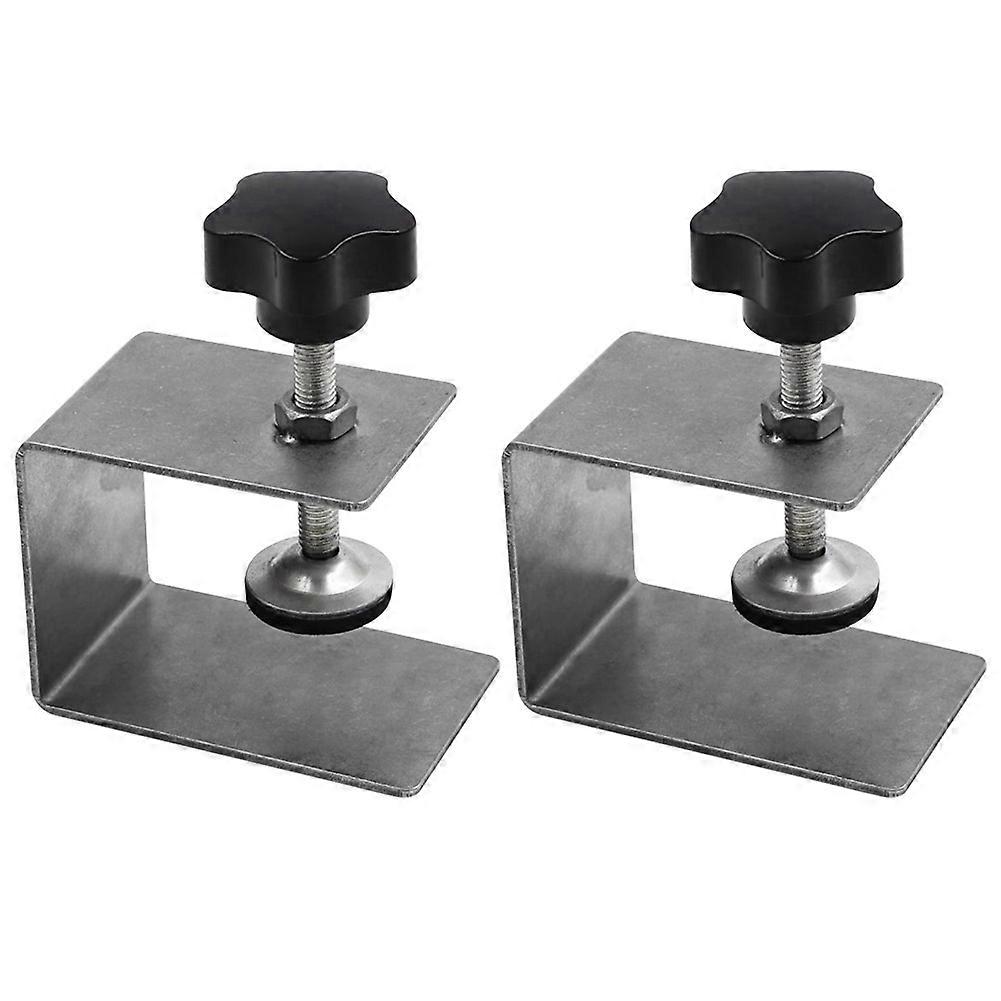 2Pcs Drawer Front Installation Clamp Hardware Jig Accessories S