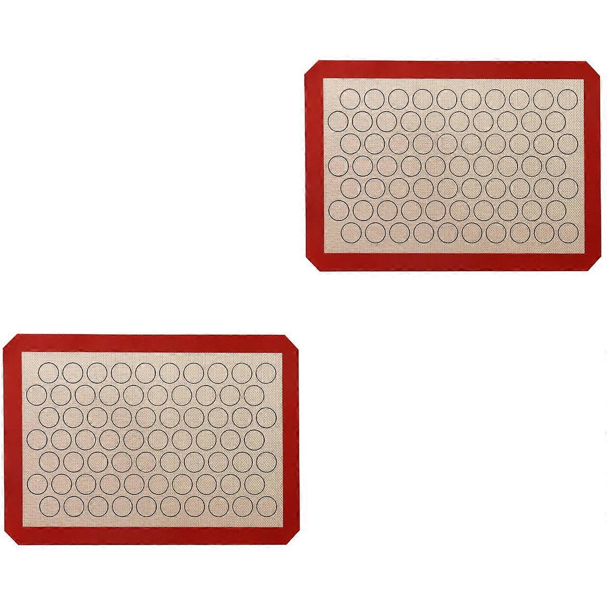 2 Pieces Oven Macaron Mat Liner Bake Liners Lining