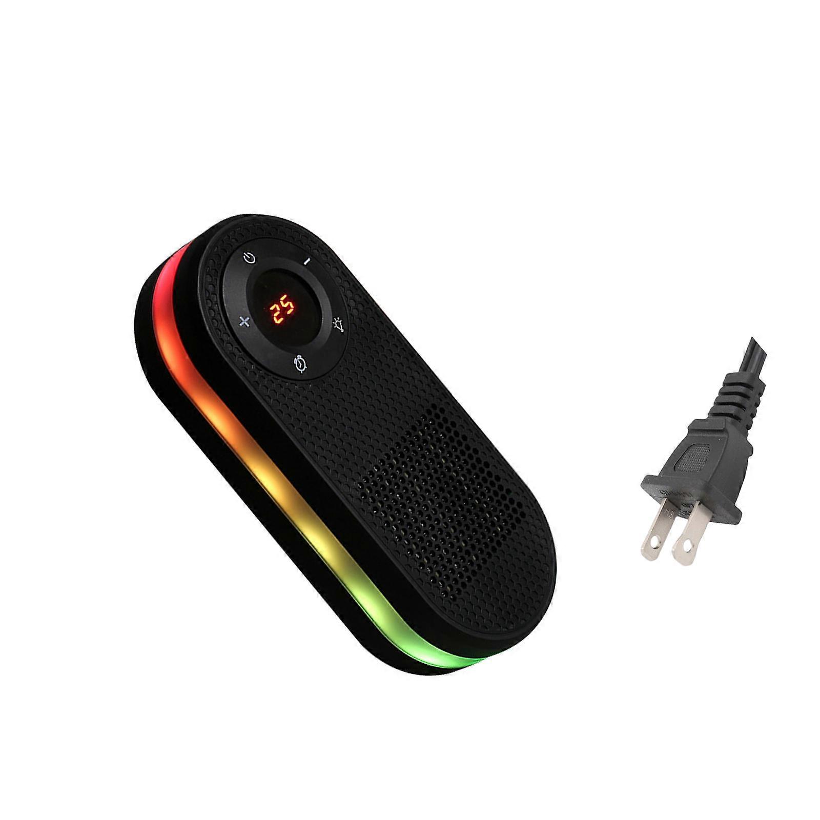 Compact Heaters Fast Heating Technology Low Noise Night Light Function Plastic Texture Suitable for Bedrooms Offices Multicolor