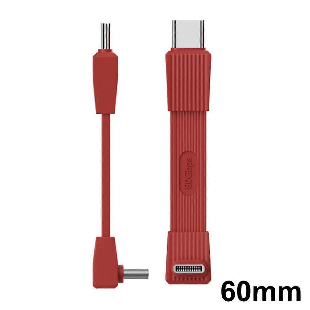 For MacBook 240W Dual-Head USB-C Cable 80Gbps Data Transfer 8K Display PD3.1 Fast Charging Thunderbolt 5 Compatible Short Data Sync Cord