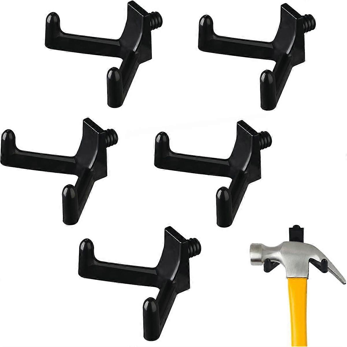 5 Pcs Tool Hooks for , Double Head Storage Hanger - Essential Wall Organization Accessories for Shov