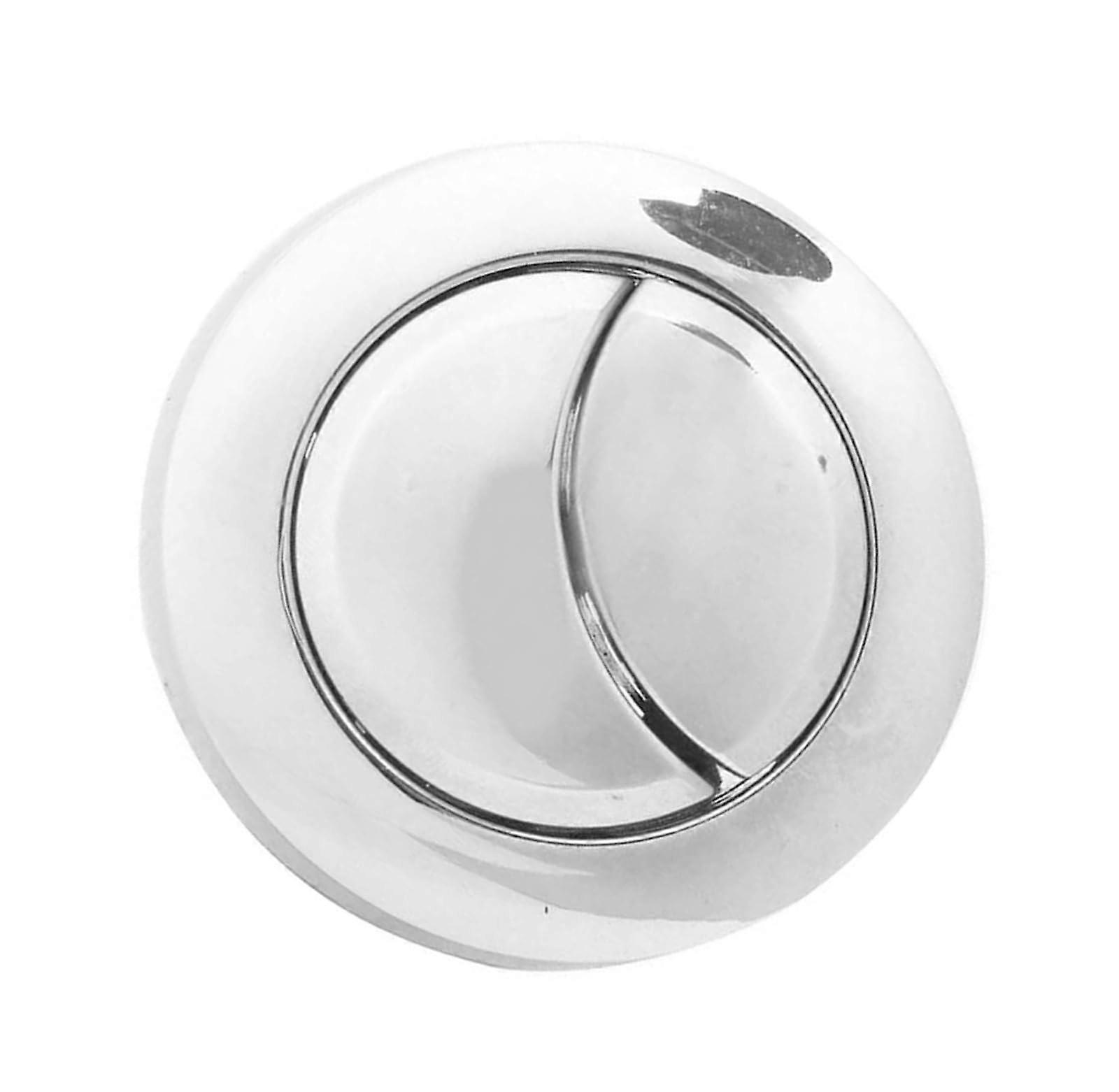 Universal Toilet Flush Valve Replacement Kit 58mm Dual Push Button  Mount Chrome for WC Tank