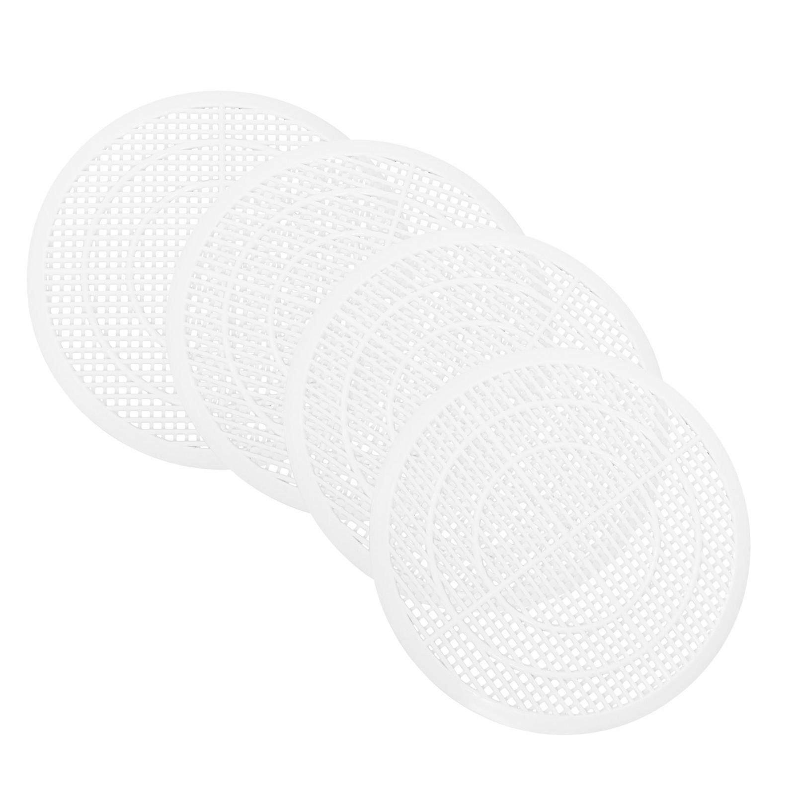 Drain Filter Bathroom Sink Debris Blocking Kitchen Use 12.00X12.00X0.20CM 4Pcs