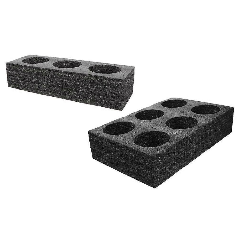 Beverage Takeout Foam Cup Holder Tray for 10Pcs