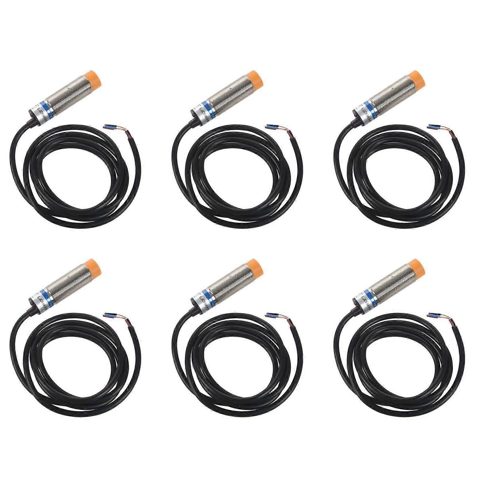 6X LJC18A3-H-Z/BX 1-10mm Capacitance Proximity Sensor Switch NPN NO DC 6-36V 300MA