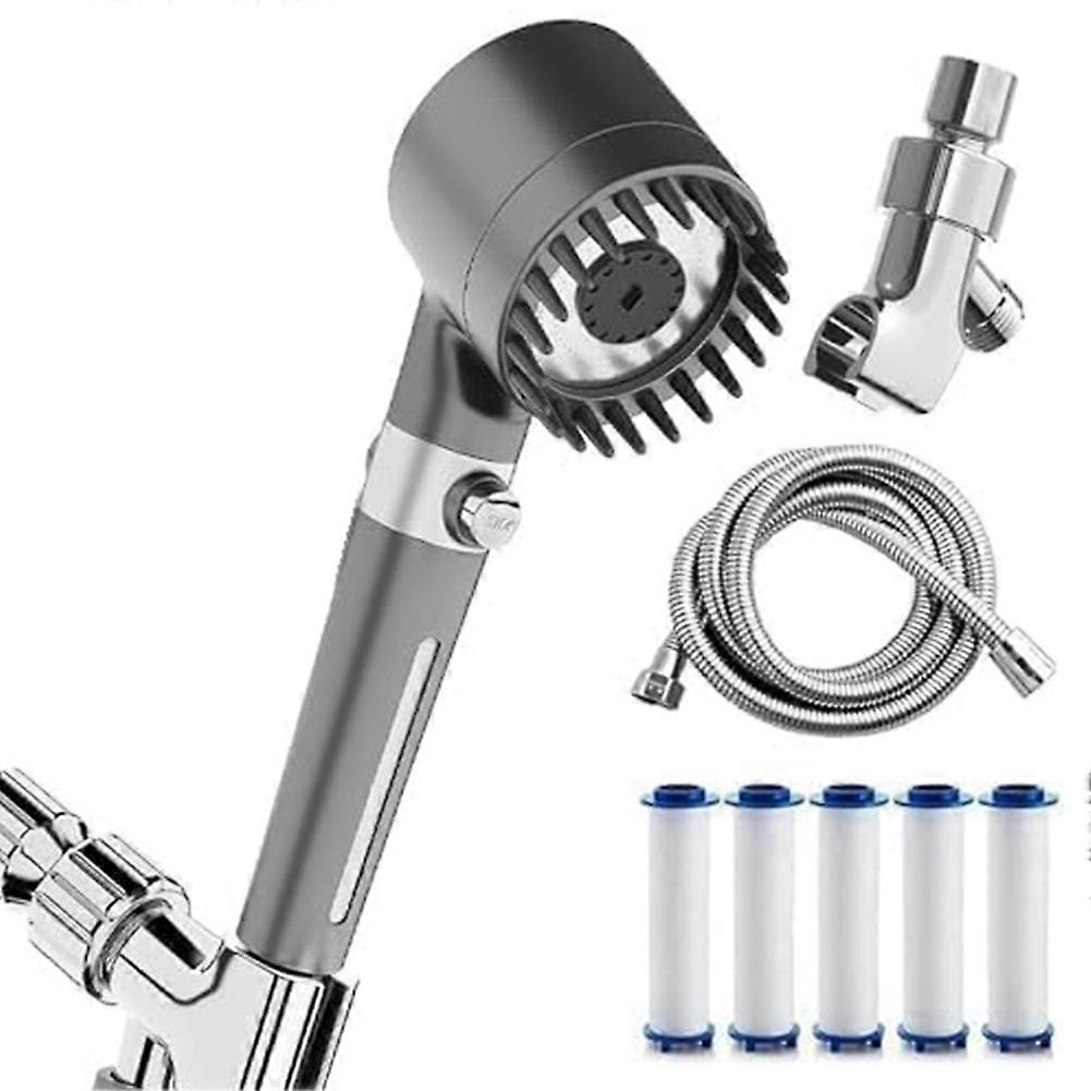 Filtered Showerhead, with Filter Shower Head, 3 Modes Hand-Held Shower, Adjustable Shower Head