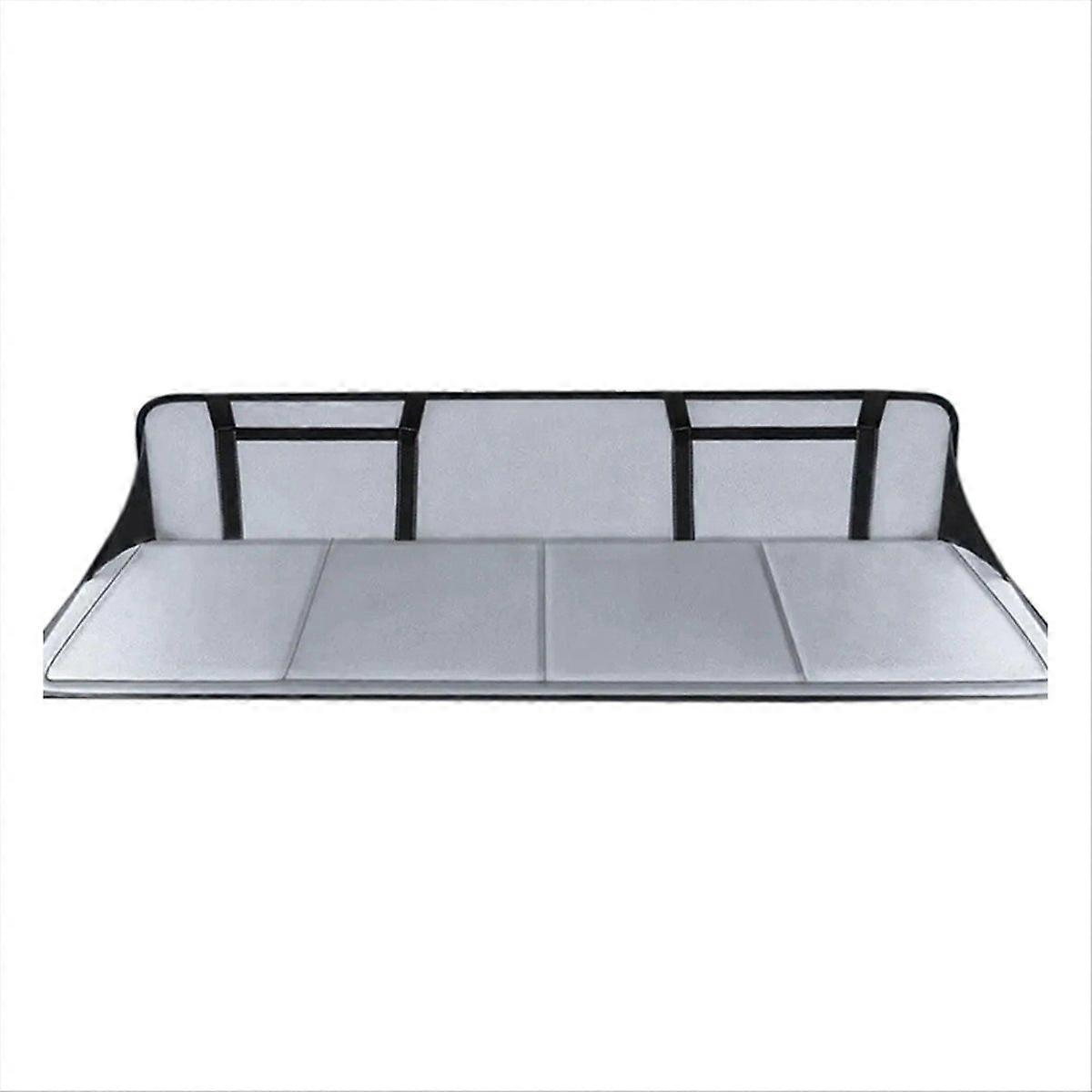 Πατάκι ύπνου πίσω καθίσματος αυτοκινήτου, προστατευτικό κεφαλής, πτυσσόμενη σανίδα επέκτασης γκρι