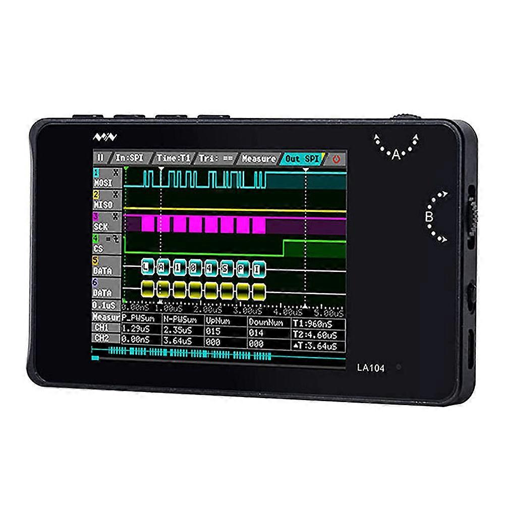 LA104 Logic Analyzer Pocket Size Handheld SPI I2C UART 100Msa/S