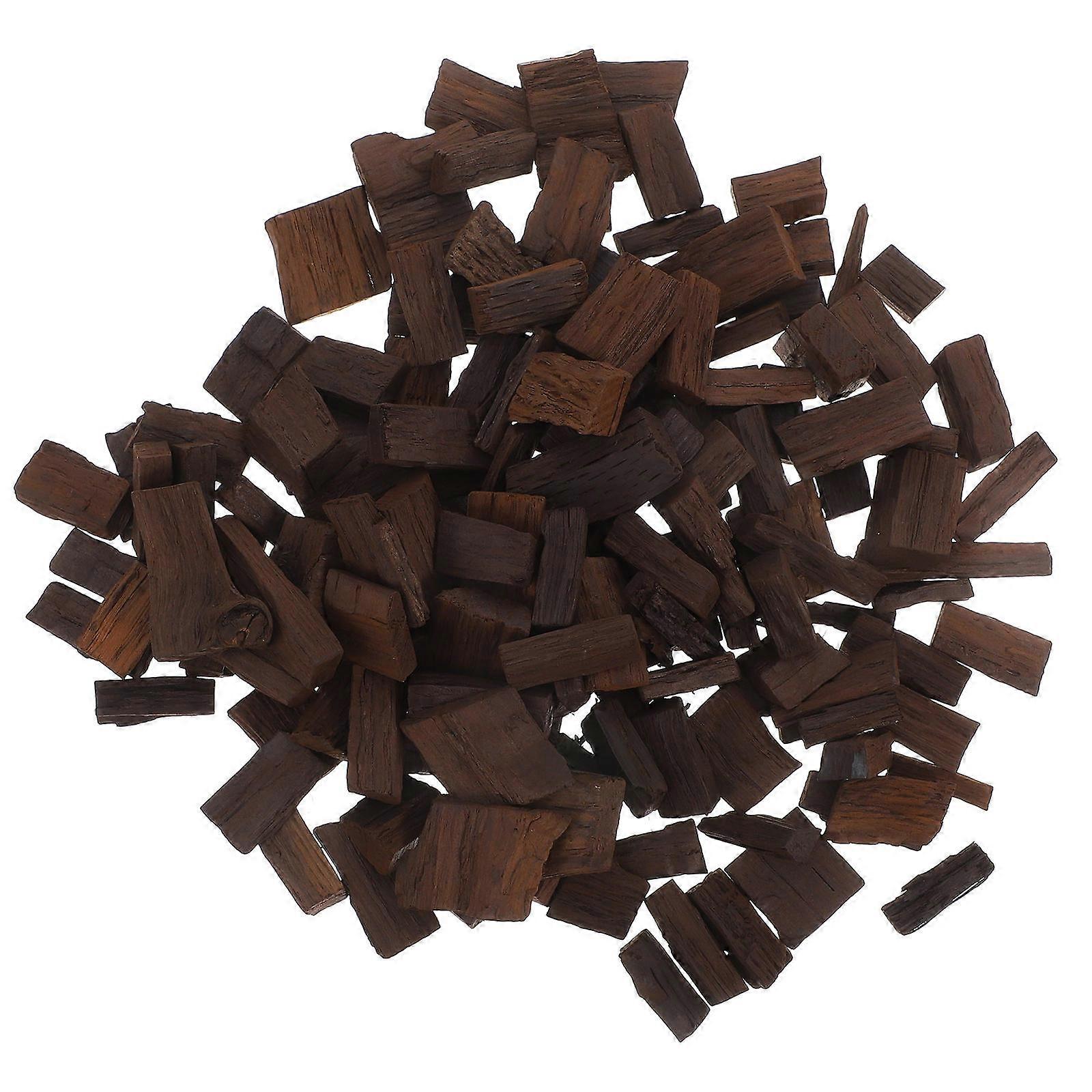 Brown Oak Chips for Whiskey Aging with 1Pack for Brewing Use