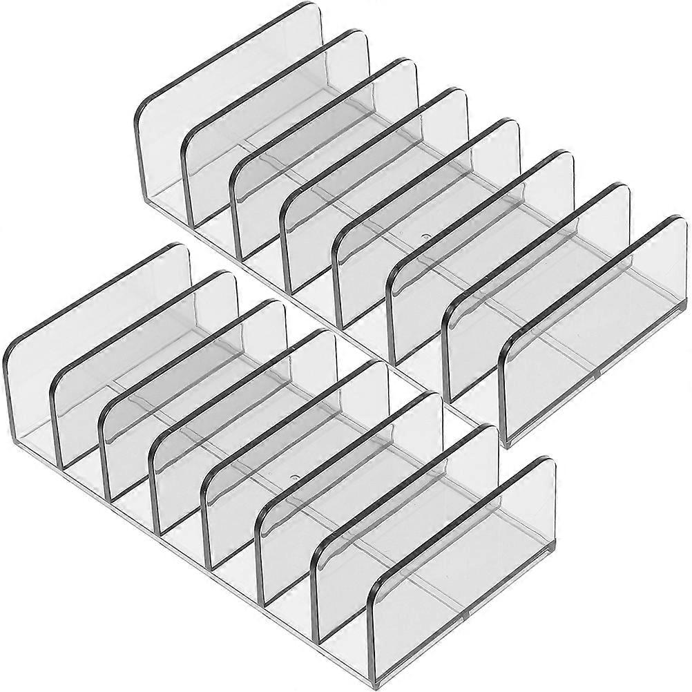 Eyeshadow Palettes Holder Transparent for Storage Makeup Organizer 6Pcs