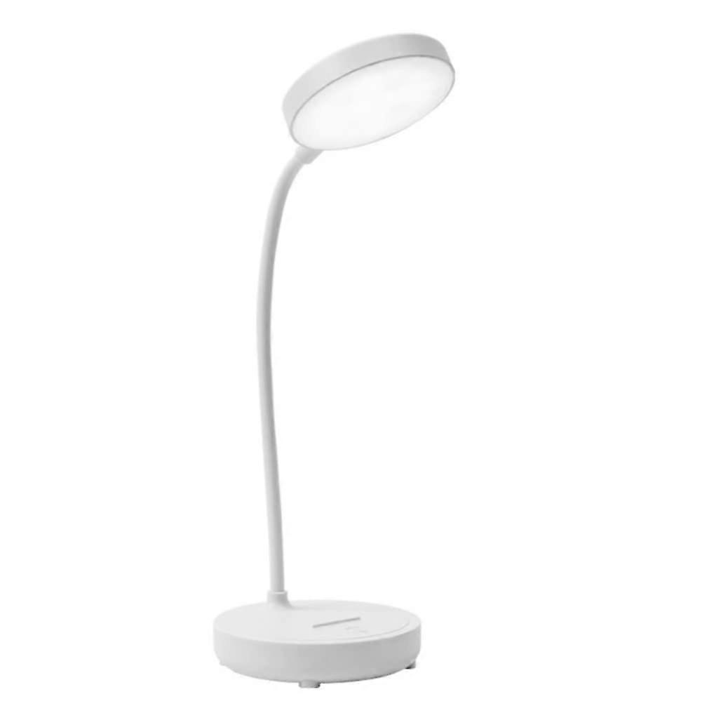 LED Desk Lamp with Touch Dimming, 3 Brightness Levels, Rechargeable USB Reading Light for Home Office