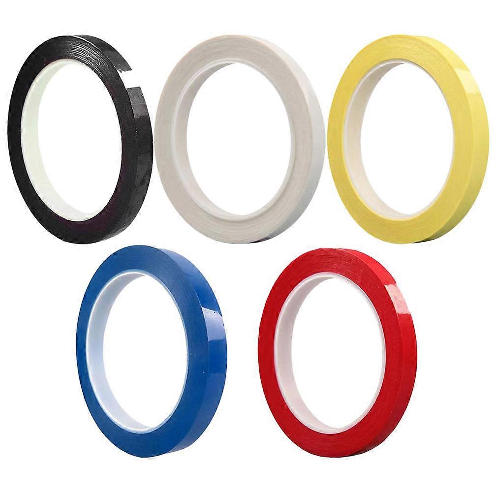 Assorted Color Violin Fingerboard Position Tape for Beginners 5Pcs PVC Stickers