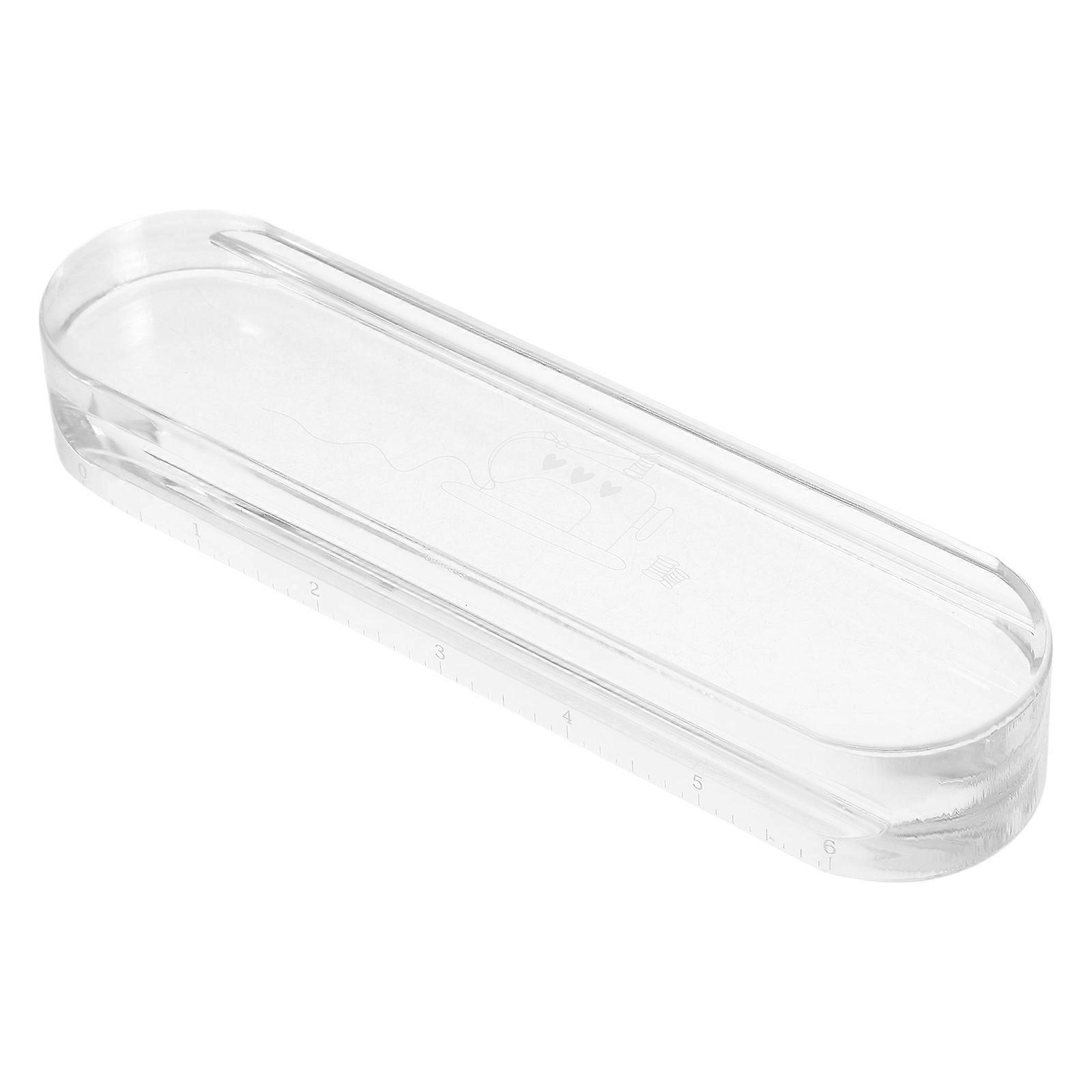 Clear Acrylic Sewing Tool for Ironing Pressing Tailors Clapper