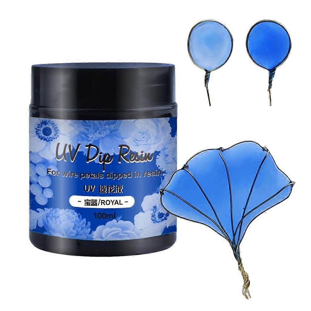 UV DIP Resin Glue Transparent UV Glue Ultraviolets Curing Flower Making Liquid