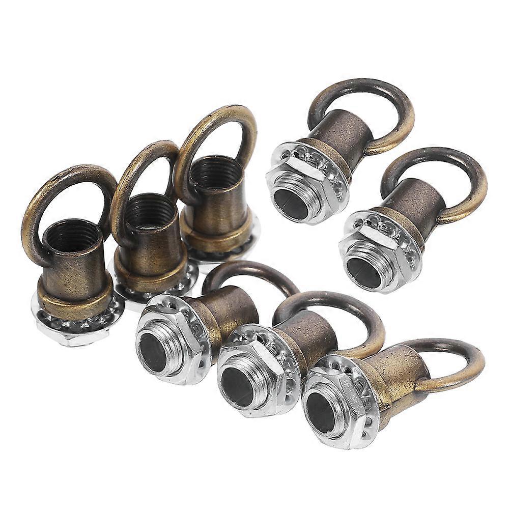 Pendant Light Chain Threaded Hanging Hook Rings for Heavy Duty 8Pcs