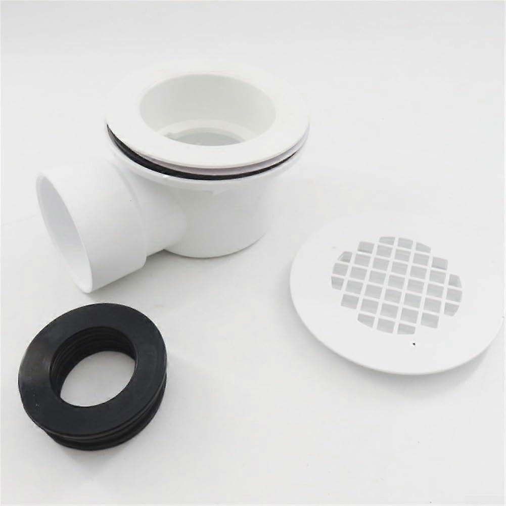 Shower Waste Trap Plastic Drain Flange Gully Bathroom Floor Drain, Universal Fit, Efficient Drainage Solution
