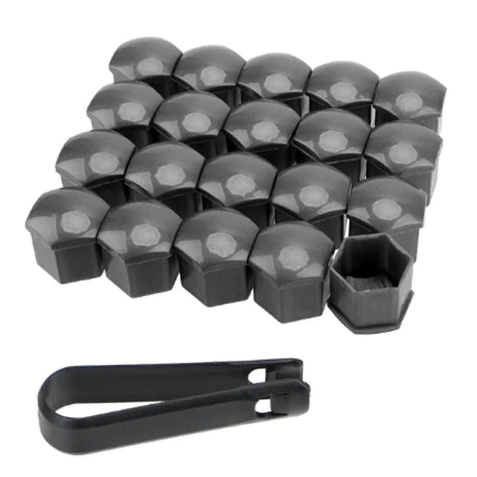 20 Anti-Rust Lug Nut Caps for Car Wheels, Complete with Removal Tool.