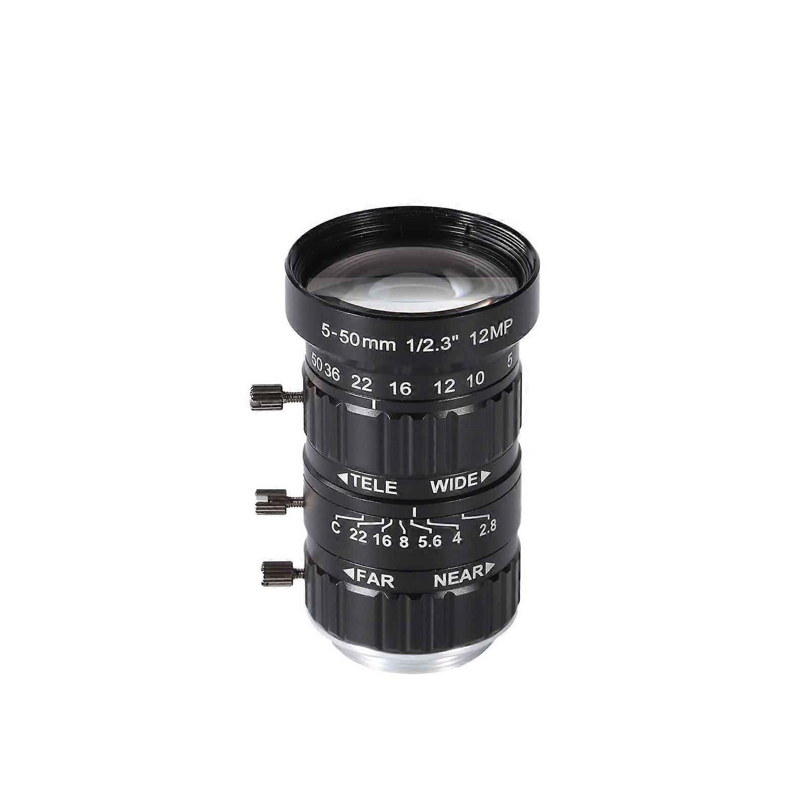 12MP CMount Zoom Lens 550mm Manual Focus Low Distortion for Raspberry Pi HQ IMX477 Camera