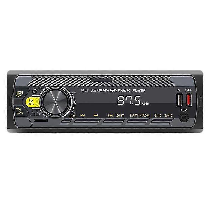 Bluetooth MP3 Car Radio LCD Screen Fast Charge Colors FM Remote Control YONIS