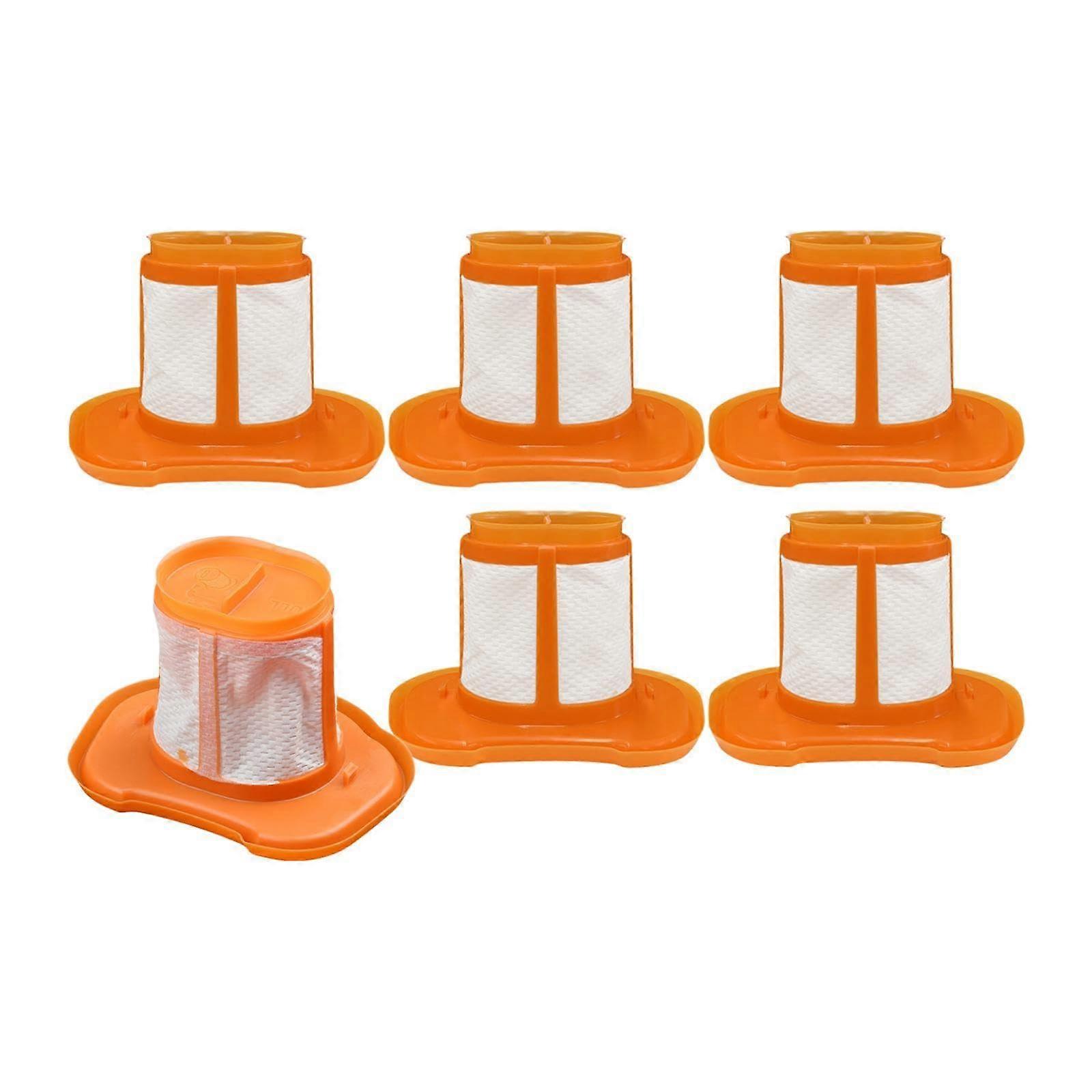 6 Pack Vacuum Cleaner Filters Washable PP Replacement for Dust Collection and Easy Installation