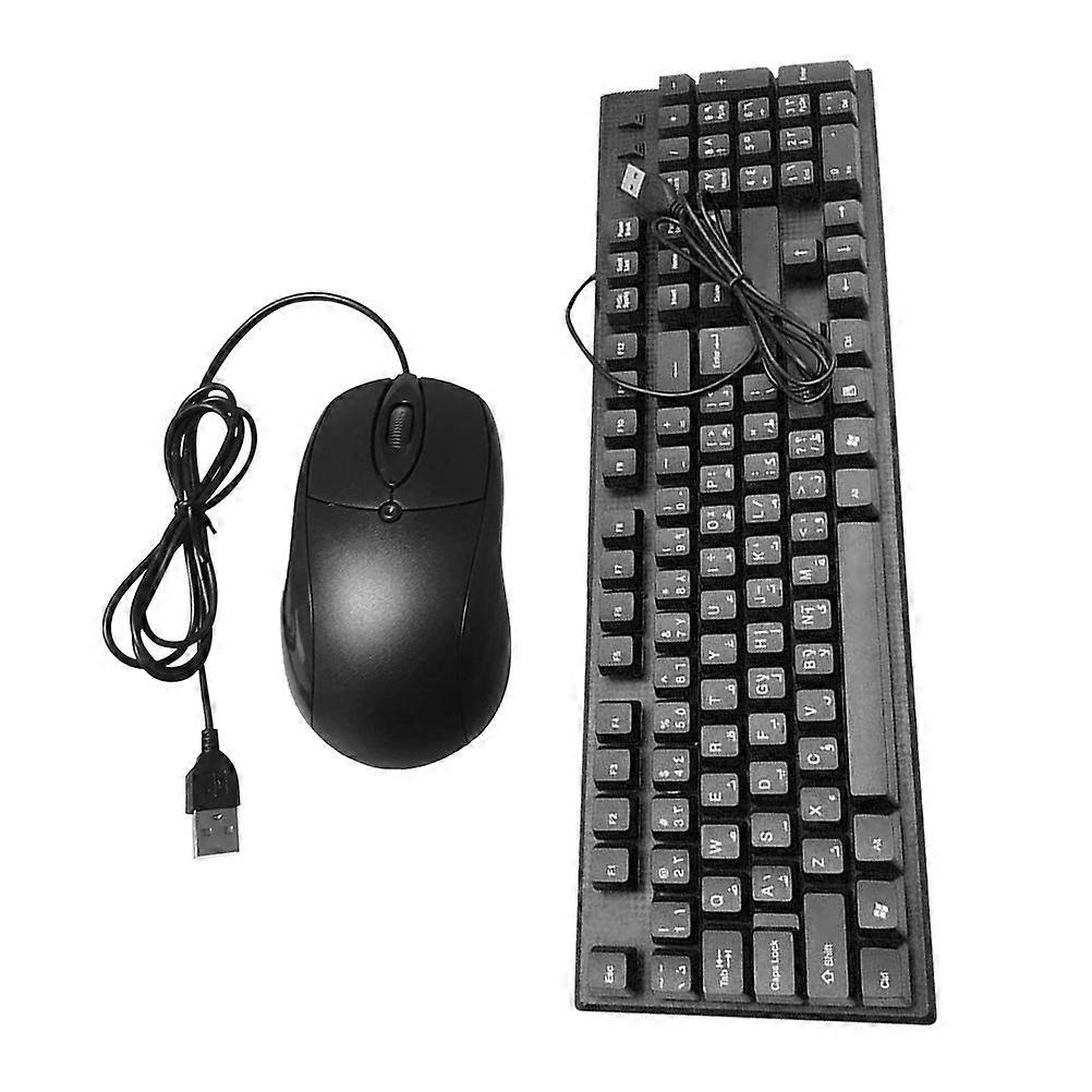 Keyboard Mouse Combo USB Keyboard and Mouse Set for Computer Use