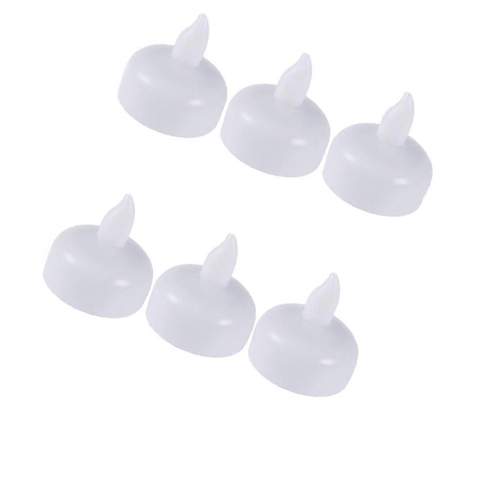 Floating LED Candles LED Candle Lamp for Lighting Use 2Pcs White Lights