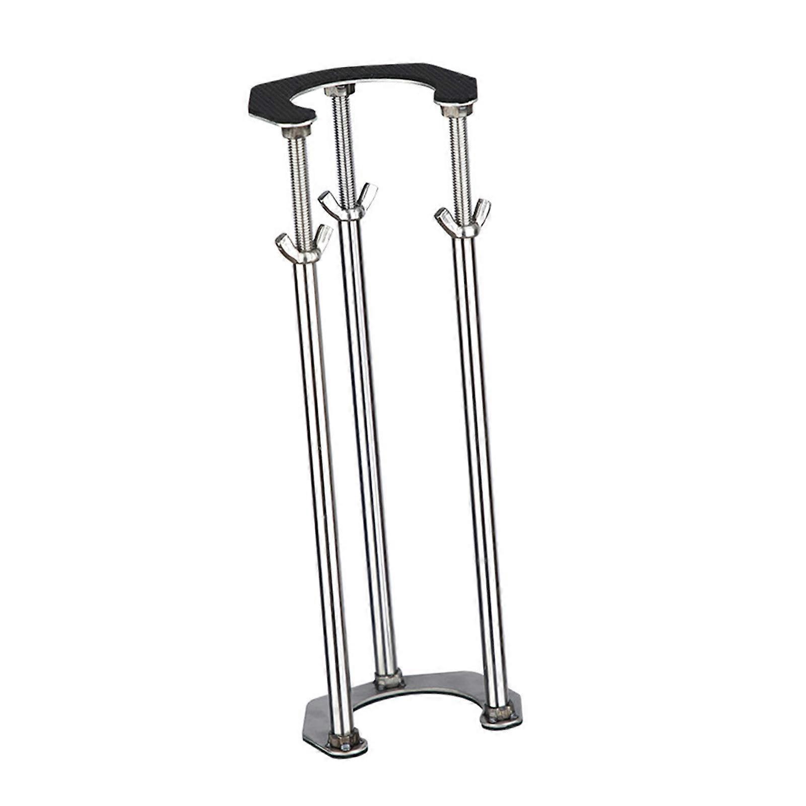 Undermount Sink Bracket Adjustable Stainless Steel Support with NonSlip Base for Bathroom Washbasin