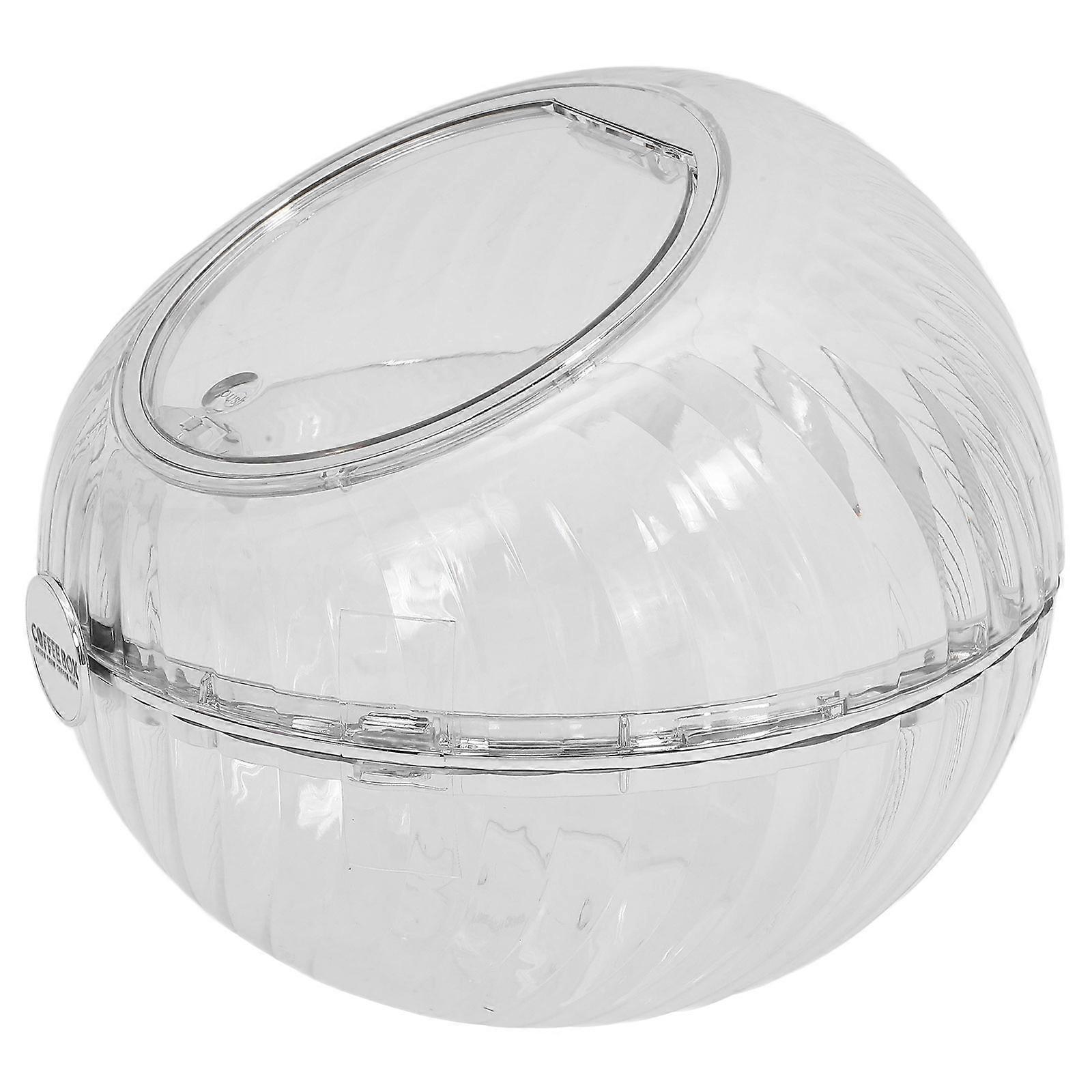 Coffee Pod Organizer Display Holder For Home Use White Plastic Storage 1Set