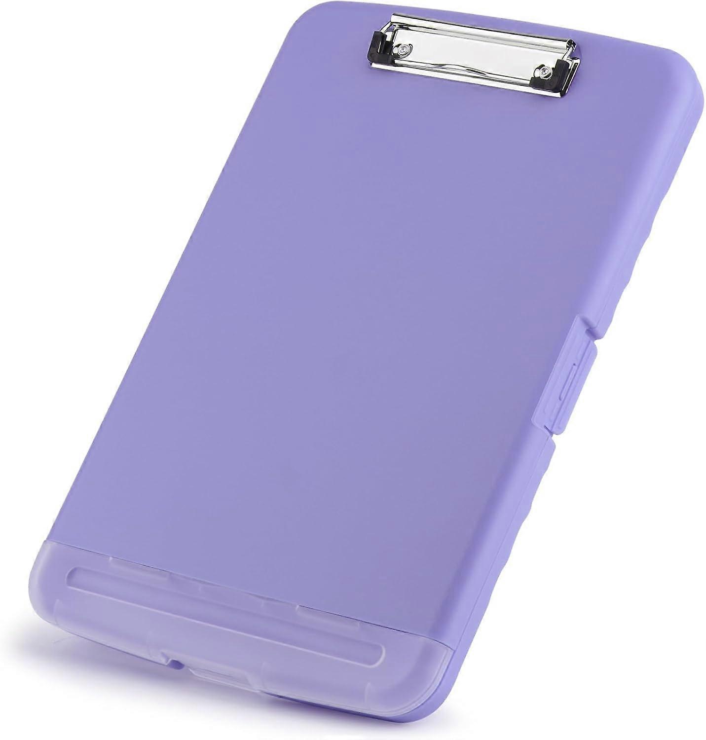 Plastic Clipboard with Storage, A4 Clipboard Folder with Separate Pen Holder