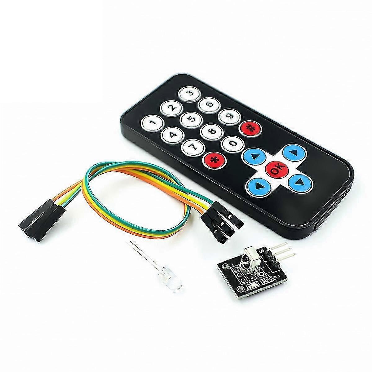 Remote Control Module HX1838 Infrared Wireless Remote Control Kit Remote Control Robot Multi-Functio