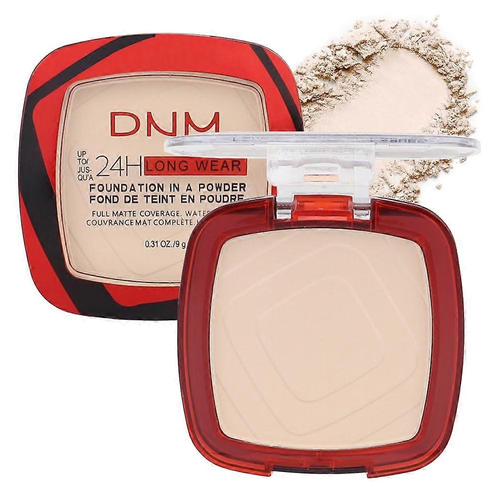 Pressed Powder Foundation Waterproof Long Lasting Matte Finish Medium to Full Coverage 09
