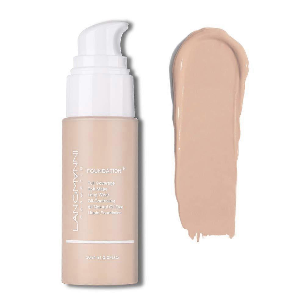 Waterproof Liquid Concealer Buff Beige #04 LongLasting Natural Coverage Lightweight Blendable