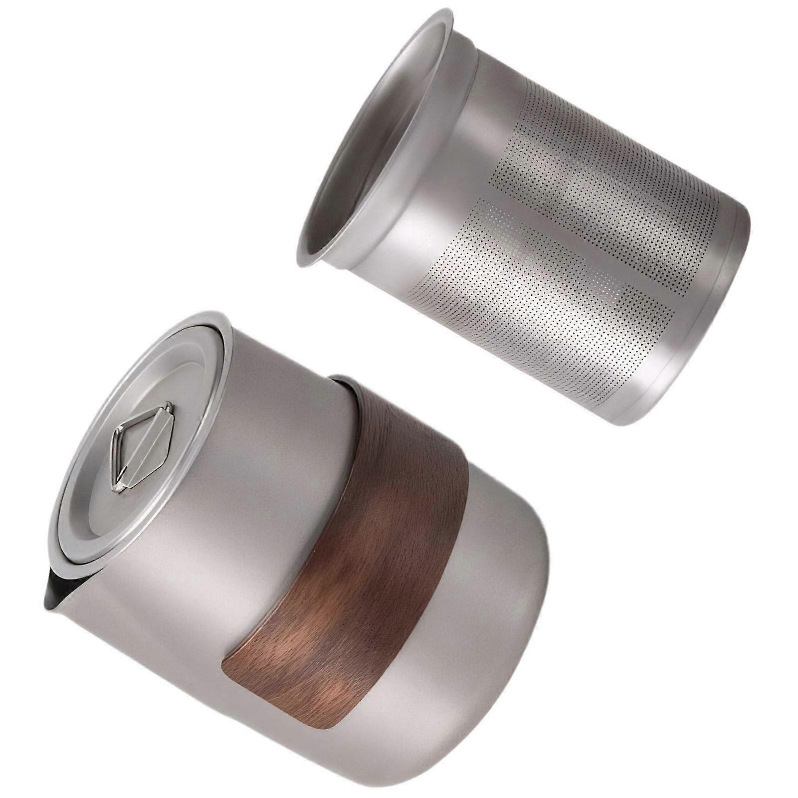 Travel Tea Set with Infuser, Compact Lightweight Design for Camping, Hiking and Backpacking