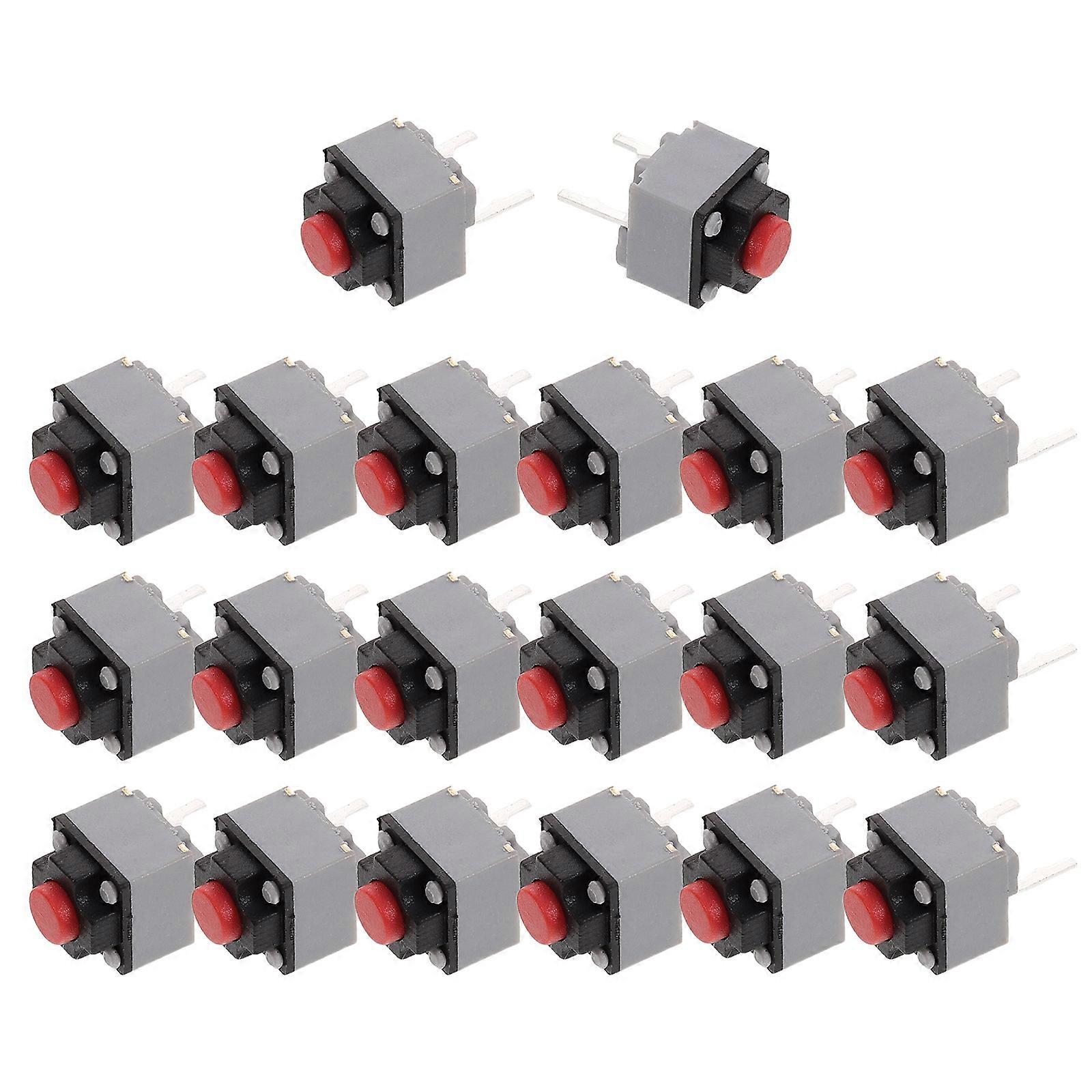 Silent Vertical Mouse Switch Push Button with 80Pcs for Office Use