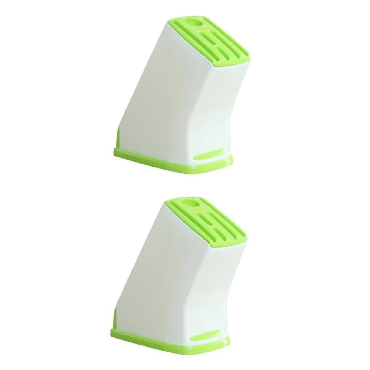 2pcs Knife Storage Rack with Fast Draining Design Kitchen Utensil Holder Organizer