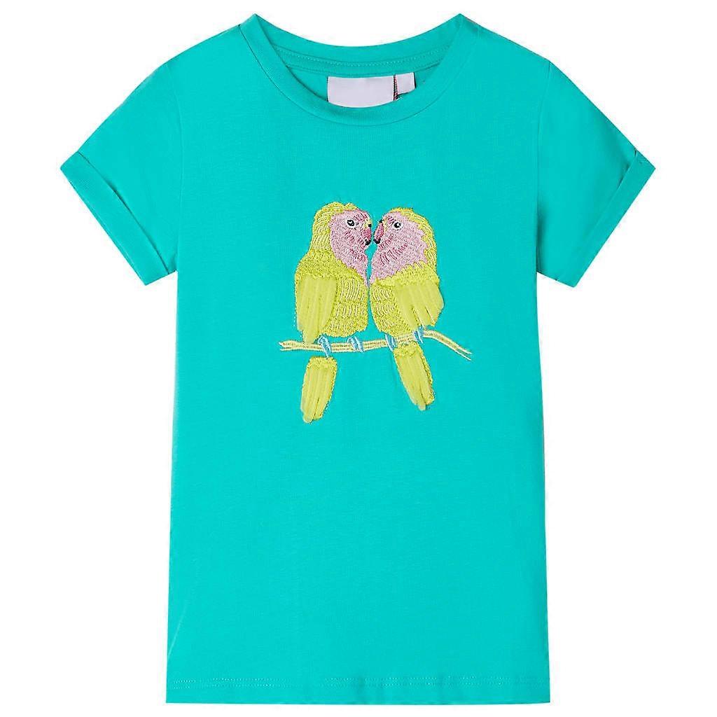 vidaXL Kindershirt 116 mintkleurig