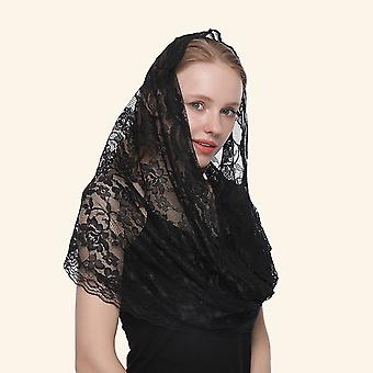 Chapel Veil Catholic Mass Headcovering Scarf Lace for Head Scarf
