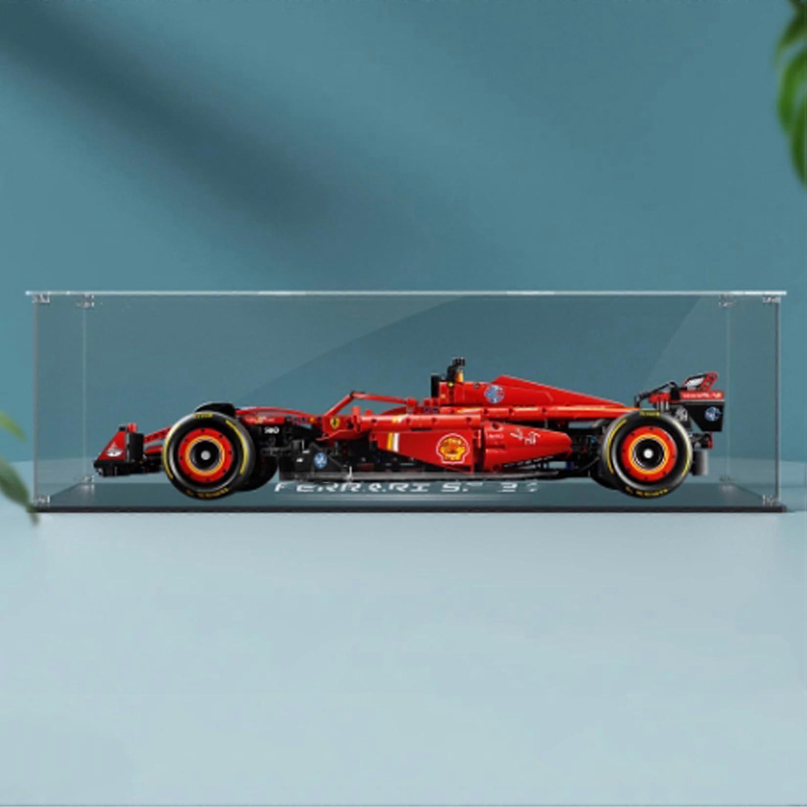 Acrylic Display Case for  42207 Racing Model, Transparent Dustproof Showcase, Scratch Resistant